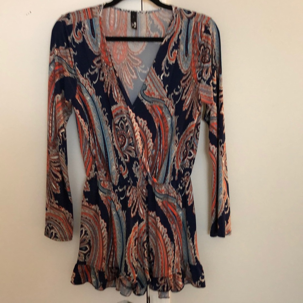 Printed Romper